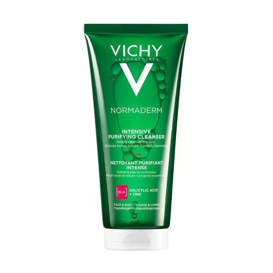 Vichy Normaderm Purifying Gel bottle and benefits