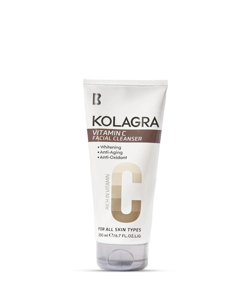 Kolagra Vitamin C Facial Cleanser 200ml for brighter, clean skin